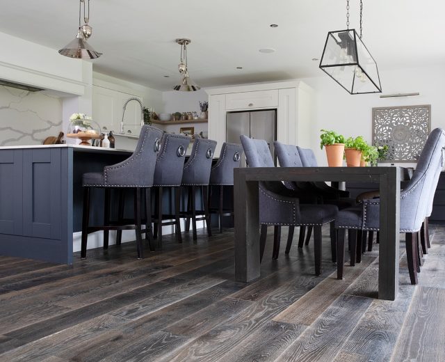 Furnace Iron Oak Distressed & UV Oiled Oak Engineered Hardwood Flooring - Image 4