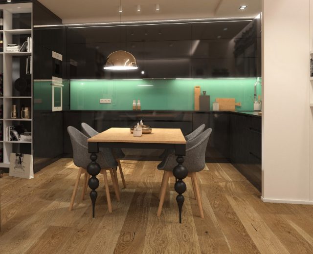 Natural Brushed Oak 180mm Matt Lacquered Engineered Hardwood Flooring - Image 2