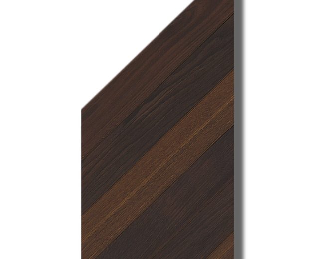 Dark Brown Oiled Oak Chevron Parquet Flooring - Image 4