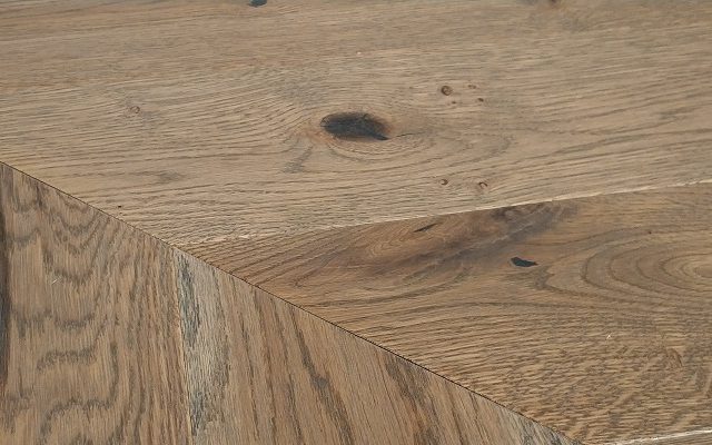 Kronborg Stained Oak Brushed Matt Lacquered Chevron Parquet Flooring - Image 3