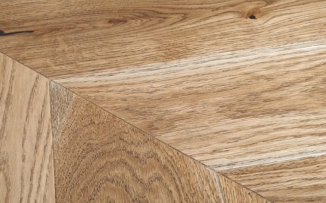 Vyborg Smoked Oak Brushed Matt Lacquered Chevron Parquet Flooring - Image 2