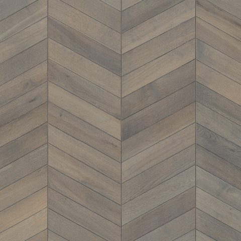 Grey Oiled Vintage Oak Chevron Parquet Flooring