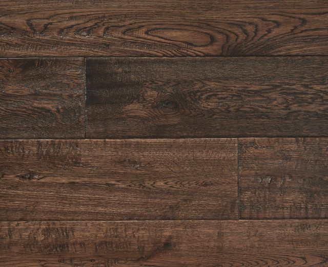 Antique Stained Oak Hand-Scraped 150mm Hardwood Flooring