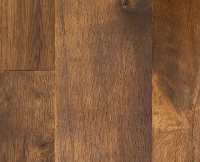 Oak Smoked Brushed Subtle Handscraped Oiled Engineered Hardwood Flooring - Image 2