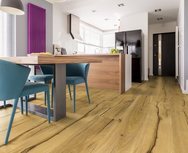 Barnyard Oak Waxed Oiled Heavy Brushed Extra-Wide 300mm Hardwood Flooring - Image 3