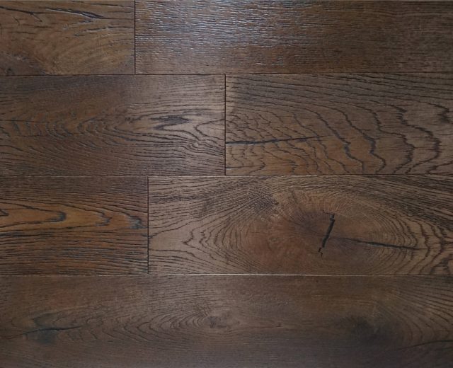 Hawkshead Antique Stained Oak Heavy Brushed Hardwax Hardwood Engineered Wood Flooring