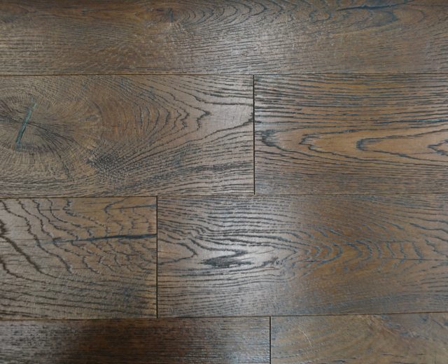 Hawkshead Antique Stained Oak Heavy Brushed Hardwax Hardwood Engineered Wood Flooring - Image 4