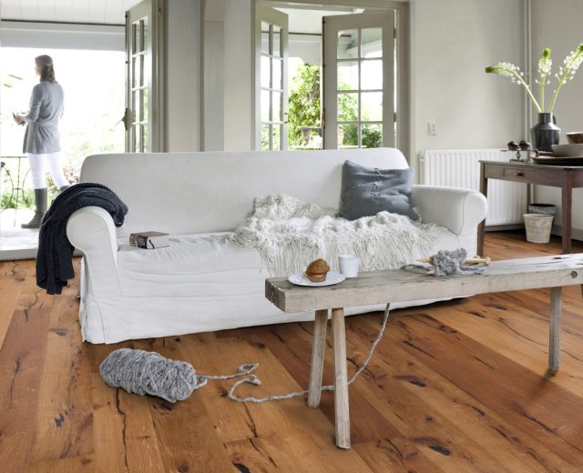 Nebraskan Oak Extra Rustic Brushed Natural Oiled Hardwood Engineered Wood Flooring - Image 3