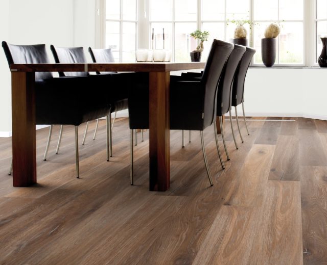 Alaskan Smoked Oak Rustic Brushed Oiled Handscraped Engineered Hardwood Flooring - Image 3