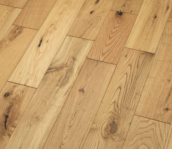 Oak Natural Brushed Oiled 14mm x 125mm Engineered Hardwood Flooring - Image 2
