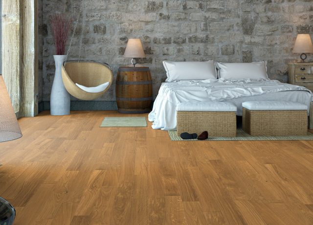 Oak Natural Brushed Oiled 14mm x 125mm Engineered Hardwood Flooring - Image 3