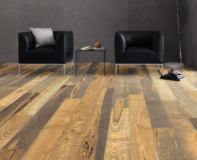 Barrel Ash Heavy Brushed Oiled Engineered Hardwood Flooring - Image 2
