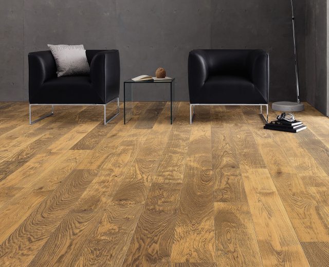 Barrel Oak Heavy Brushed Oiled Engineered Hardwood Flooring - Image 3