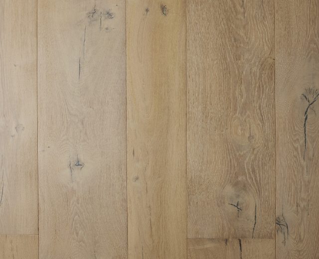 Brechin Oak Brushed Rustic Lime Dual-Width Engineered Hardwood Flooring