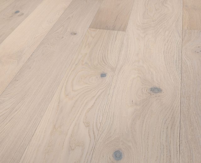 Haarlem White Rustic Brushed Oiled Oak Dual-Width Engineered Hardwood Flooring - Image 5