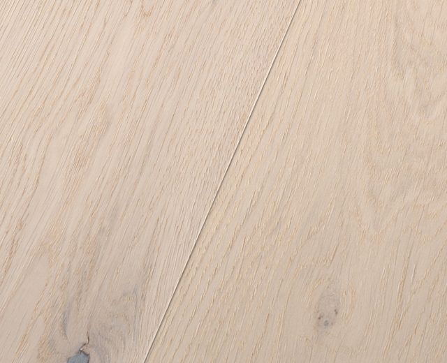 Haarlem White Rustic Brushed Oiled Oak Dual-Width Engineered Hardwood Flooring - Image 4