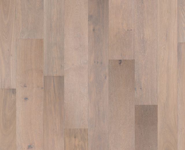 Amersfoort Smoked White Rustic Brushed Oiled Oak Dual-Width Engineered Hardwood Flooring