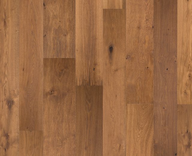 Valkenburg Smoked Natural Rustic Brushed Oiled Oak Dual-Width Engineered Hardwood Flooring