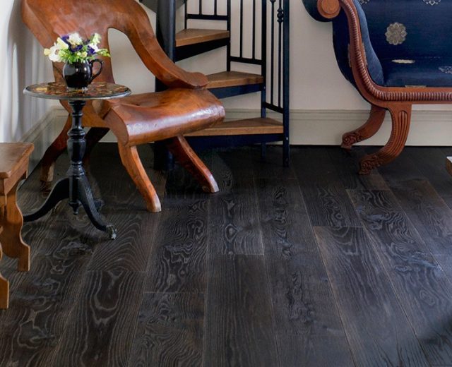 Furnace Iron Oak Distressed & UV Oiled Oak Engineered Hardwood Flooring - Image 3