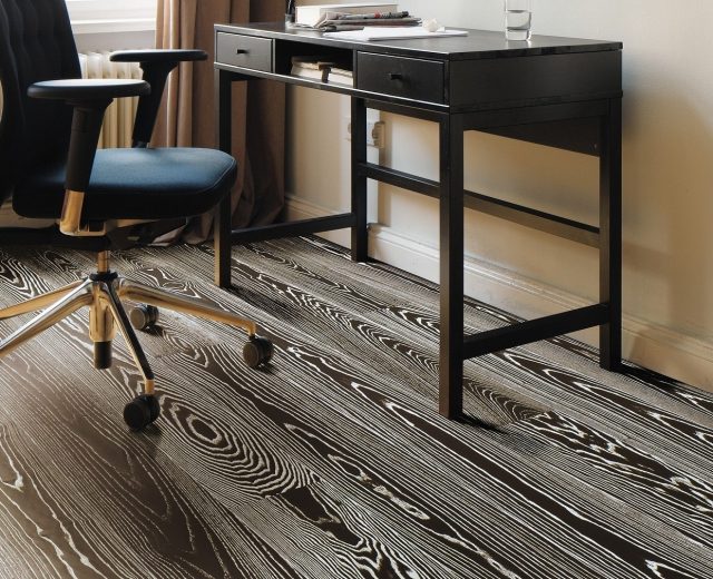Burnt Umber Stained Ash Brushed Oiled Engineered Hardwood Flooring - Image 2