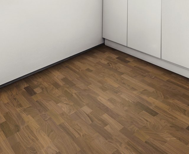 American Black Walnut 3 Strip Engineered Hardwood (Alternative) - Image 2
