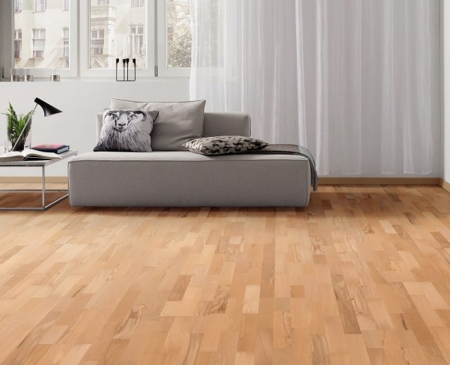 3 Strip Steamed Beech Engineered Hardwood Flooring - Image 3