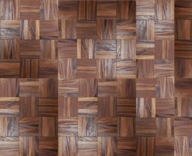 Sapele - Mahogany 5 Finger Mosaic Parquet