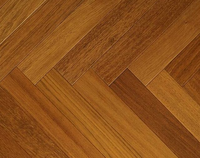 Jatoba Prime 280mm Engineered Parquet Block - Herringbone