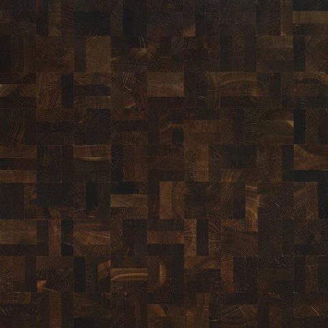 End Grain Oak Nature Fumed 3 Block Mosaic Parquet Flooring