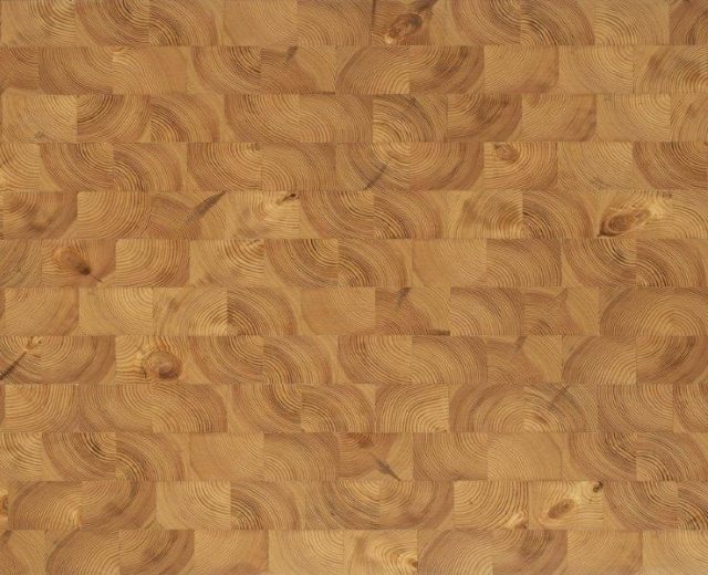 Pine End Grain Natural Block Parquet Flooring