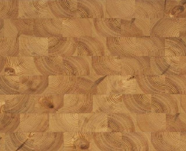 Pine End Grain Natural Block Parquet Flooring - Image 2