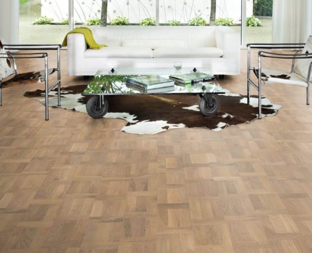 Titanium Oak Dutch Patterned Parquet Flooring - Image 3