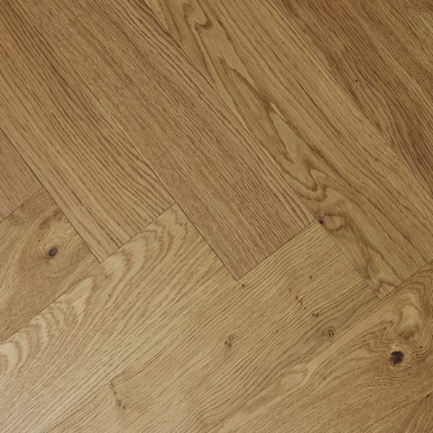Natural Oak Oiled Herringbone Engineered Parquet Block