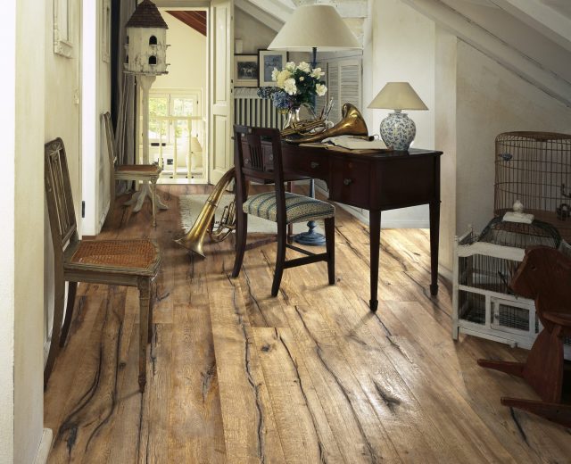 Verbano Lake House Natural Brushed Oiled Hand Scraped Hardwood Engineered Wood Flooring - Image 3