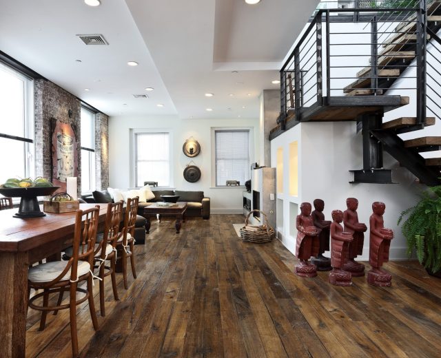 Provence Barn Grey Rustic Smoked Oak Brushed Oiled Hand Scraped Hardwood Engineered Wood Flooring - Image 3