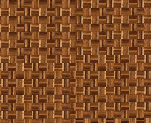 Teak 5 Finger Mosaic  Parquet
