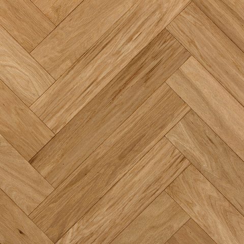 Natural Unfinished Oak 120mm Herringbone Parquet Engineered