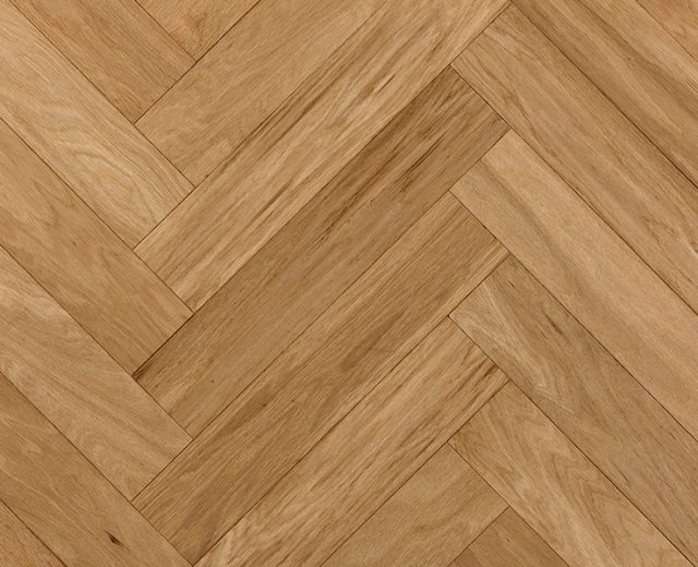 Natural Unfinished Oak 120mm Herringbone Parquet Engineered