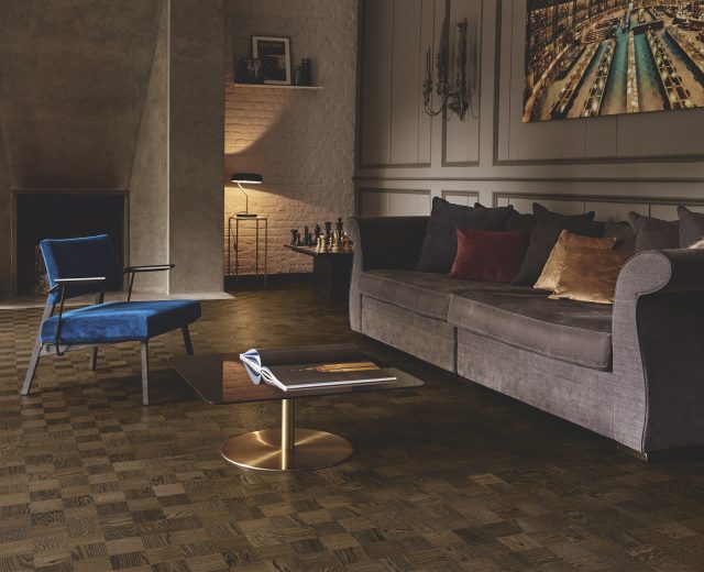 Berlin Stained Oak Small Cube Block Parquet Flooring - Image 4