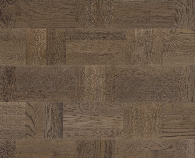 Bavarian Stained Oak Drie-Vier Dutch Weave- Parquet Flooring