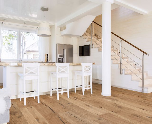 Battersea Oak Natural Oiled Heavy Distressed Brushed 290mm Hardwood Flooring - Image 4