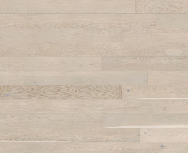 Chamonix Pure White Stained Oak Brushed UV-Oiled Engineered Hardwood Flooring - Image 2