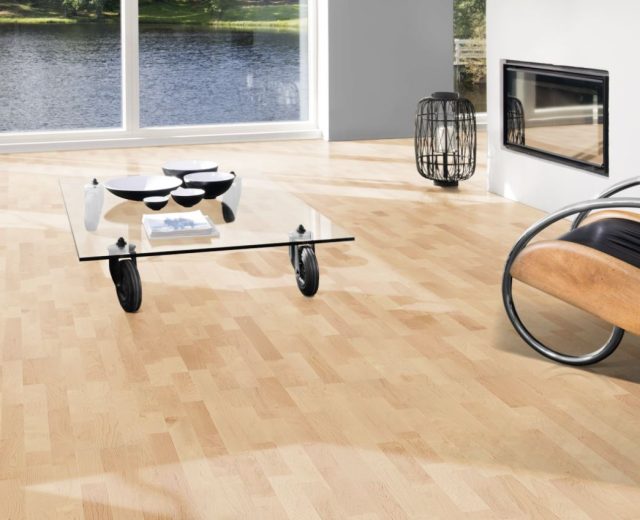 3 Strip Maple (European) Engineered Hardwood Flooring - Image 2