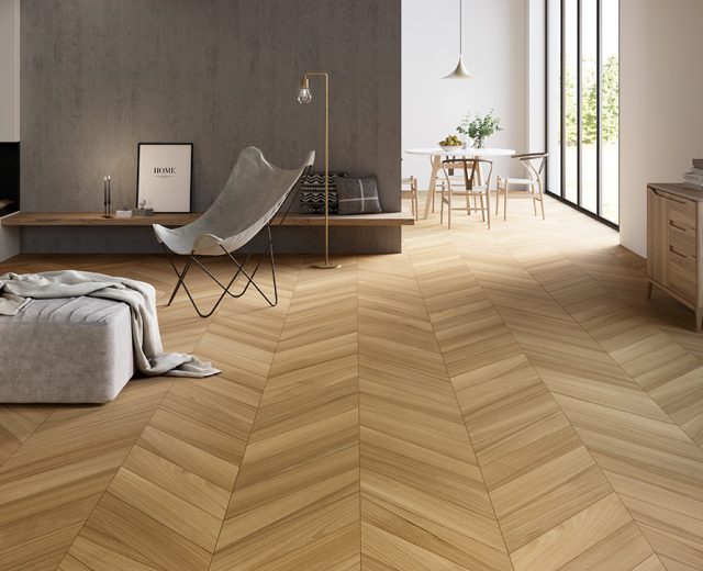 Afrormosia Prime 500mm Parquet Chevron Block - Image 3