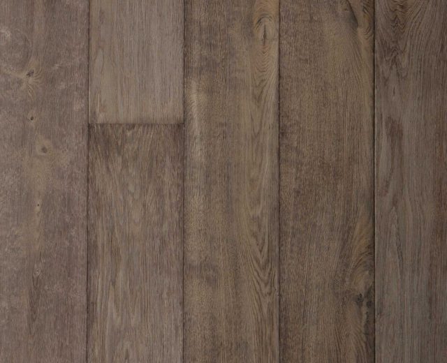 Ozark Forest Burnt and Stained Oak Brushed Multi-Width Engineered Hardwood Flooring