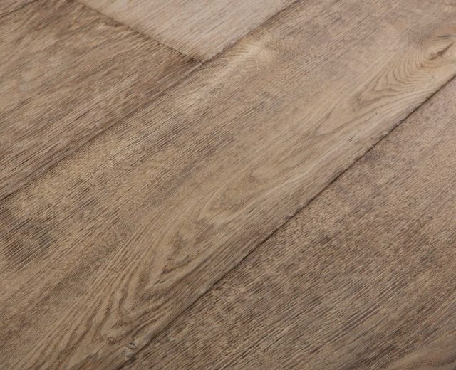 Ozark Forest Burnt and Stained Oak Brushed Multi-Width Engineered Hardwood Flooring - Image 3