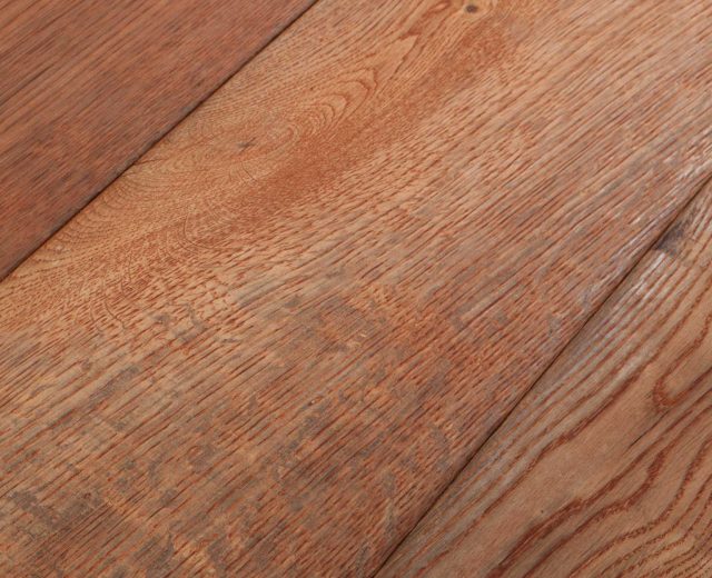 Pinchot Forest Burnt and Stained Oak Brushed Multi-Width Engineered Hardwood Flooring - Image 4