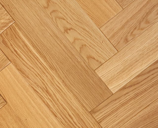 Salisbury Oak Brushed Lacquered Herringbone Parquet Hardwood Floor - Image 2