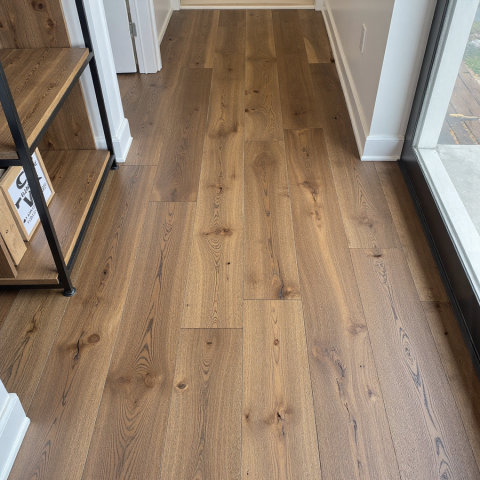 Craigiever Rustic Oak  Brushed & Matt Lacquered Hardwood Engineered Wood Flooring