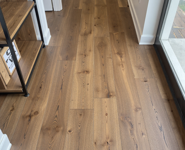 Craigiever Rustic Oak  Brushed & Matt Lacquered Hardwood Engineered Wood Flooring